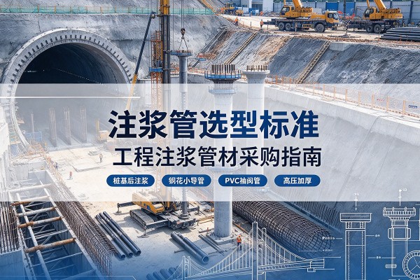 五莲注浆管选型标准