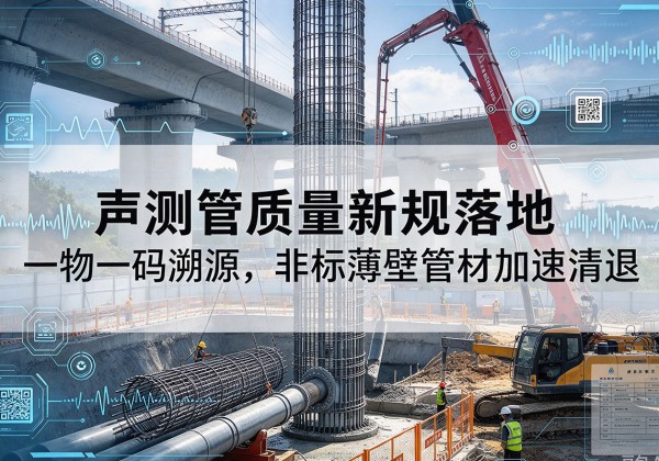 五莲声测管质量新规落地，一物一码溯源，非标薄壁管材加速清退